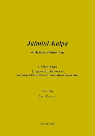 Jaimini-Kalpa with Bhavatrata-Vrtti