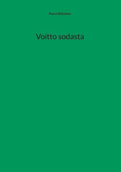 Kansikuva: Voitto sodasta