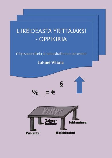 Kansikuva: Liikeideasta yrittäjäksi -oppikirja