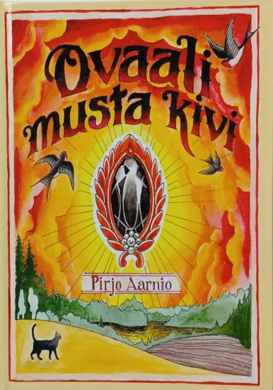 Kansikuva: Ovaali musta kivi