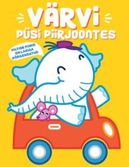 Värvi. püsi piirjoontes (elevant)