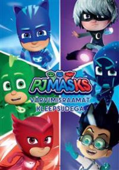 Pj masks. värvimisraamat kleepsudega