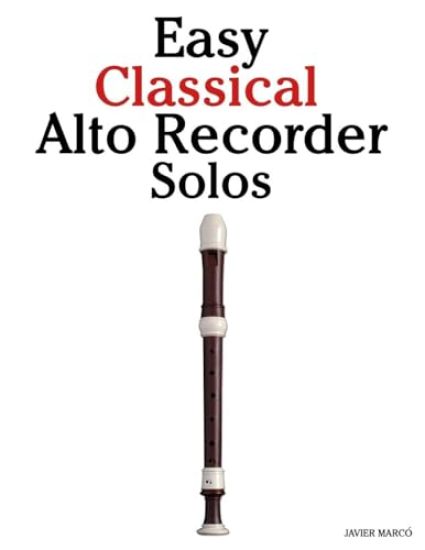 Kansikuva: Easy Classical Alto Recorder Solos