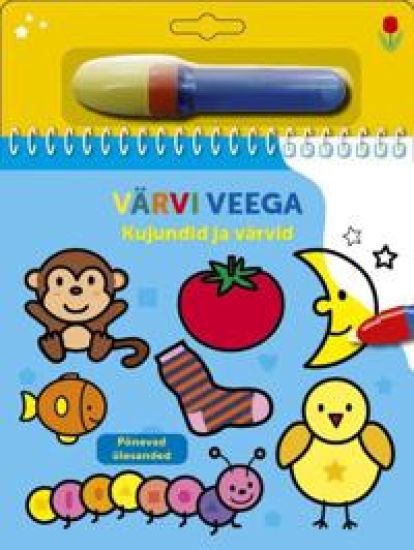 Värvi veega. kujundid ja värvid