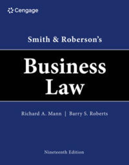Smith & Roberson's Business Law