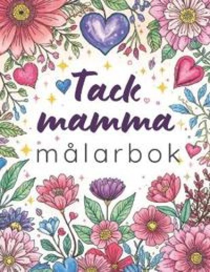Tack mamma målarbok