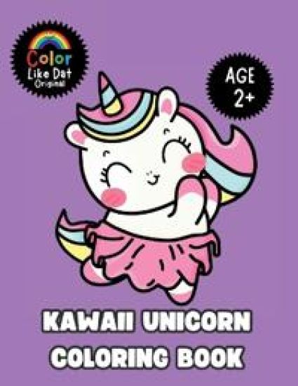 Kawaii Unicorn Coloring Book