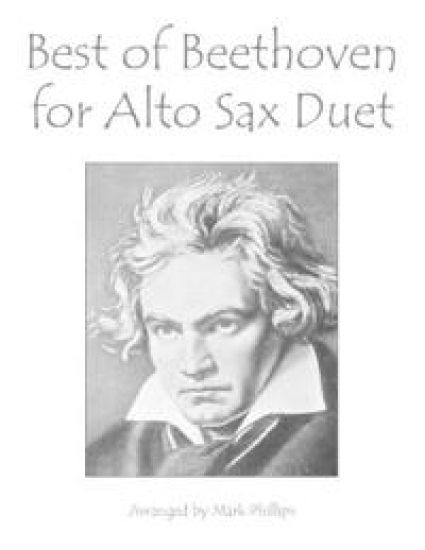 Best of Beethoven for Alto Sax Duet