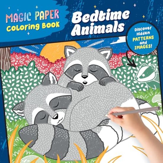 Kansikuva: Magic Paper Coloring Book: Bedtime Animals