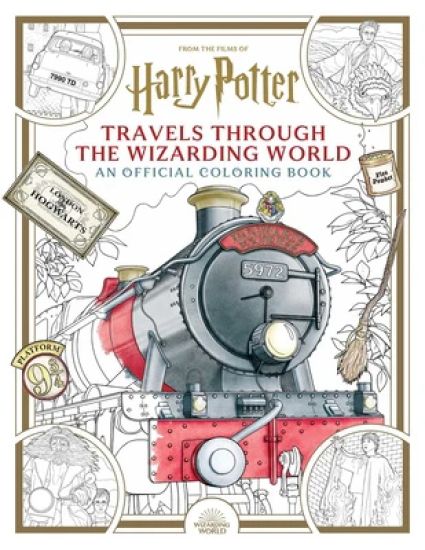 Harry Potter: Travels Through the Wizarding World: An Official Coloring Boo